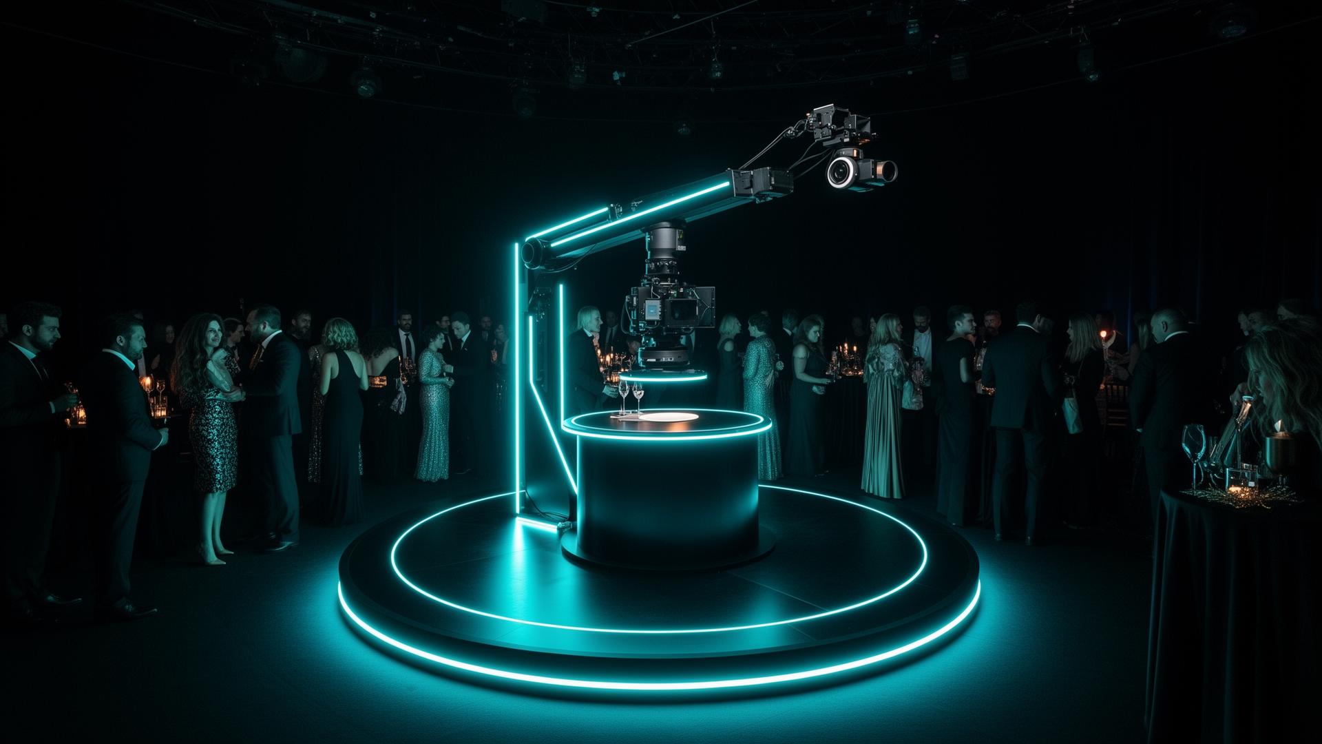 360 stupňový videokoutek na luxusní akci